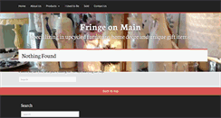 Desktop Screenshot of fringeonmain.com